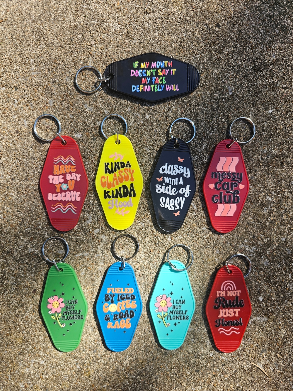 Hotel Keychains — Assorted Bright Colors - Picture 3 of 4